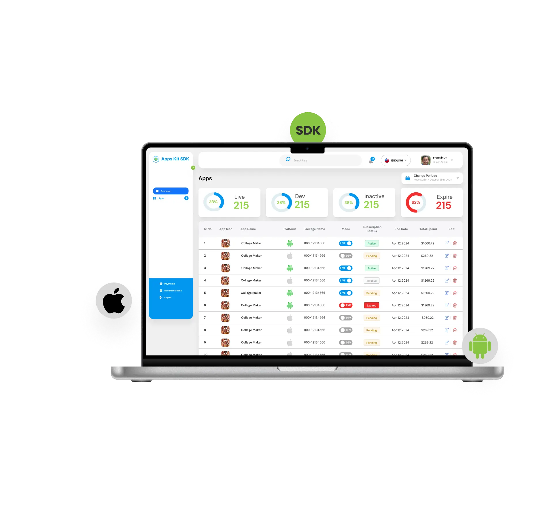 Apps Kit SDK Desktop UI